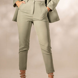 Mintgreen Formal Modern Fit Pants