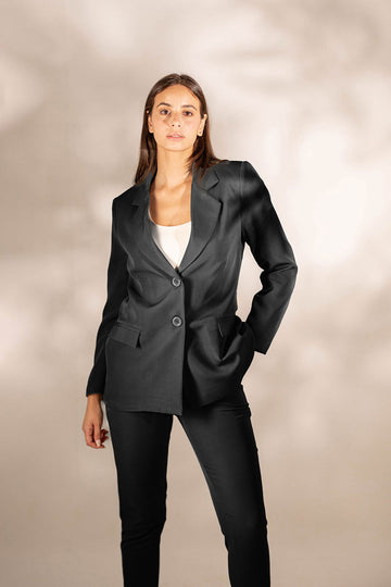 Black Formal Modern Fit Blazer