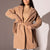 Coffe Coat With Belt