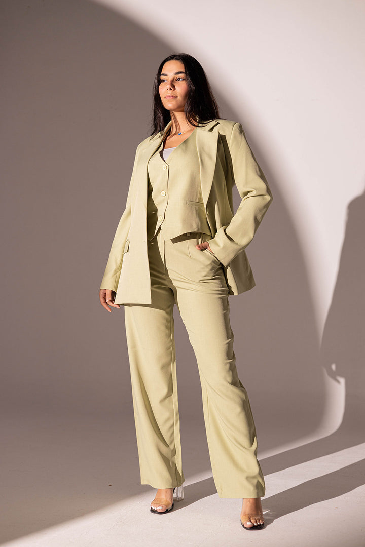 Lime Formal Oversize Blazer