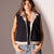 Black Velvet Fur Vest