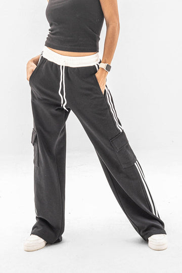 Black Sweat Pants With Pockets