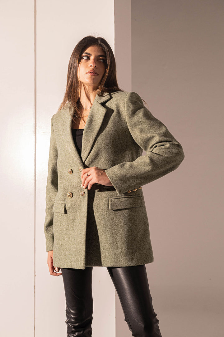 Olive Winter Formal Blazer