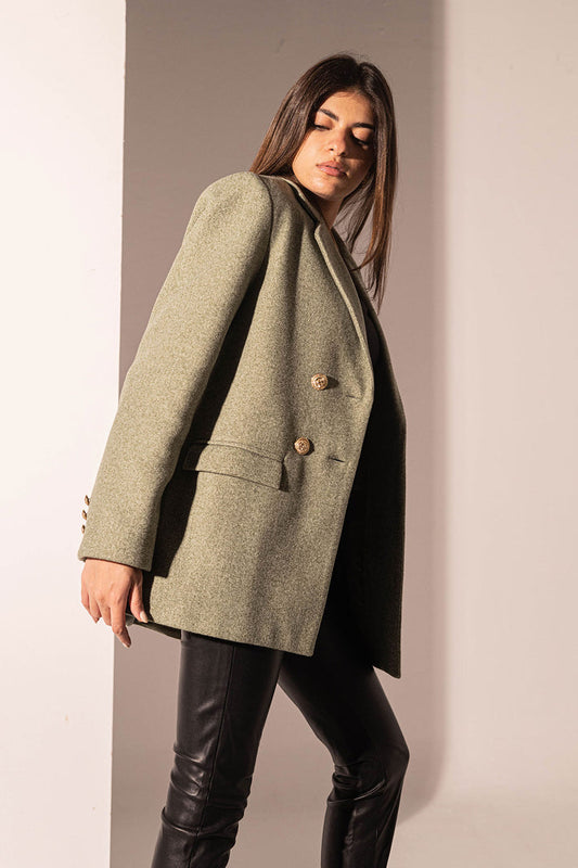 Olive Winter Formal Blazer