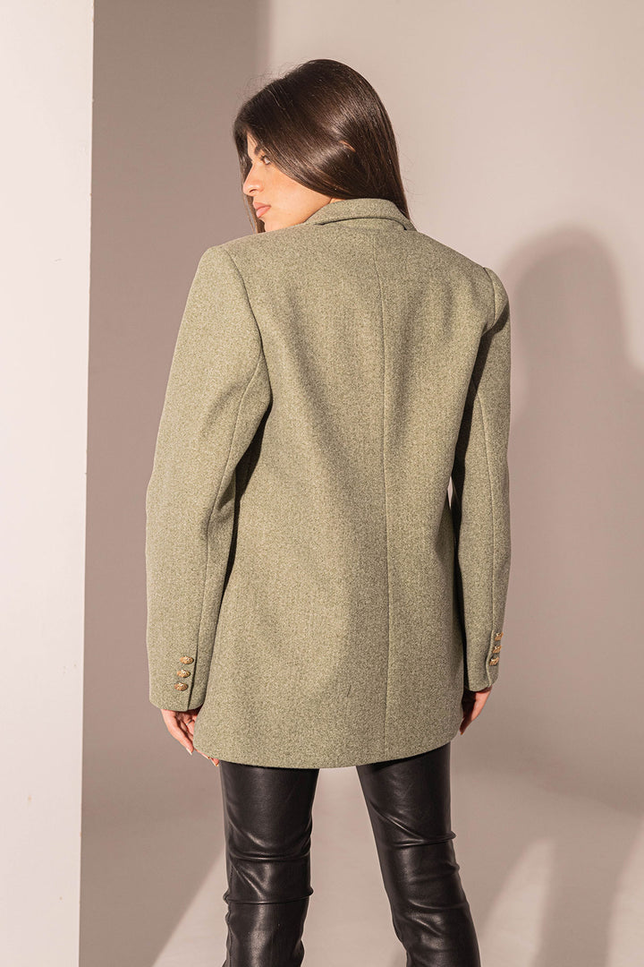 Olive Winter Formal Blazer