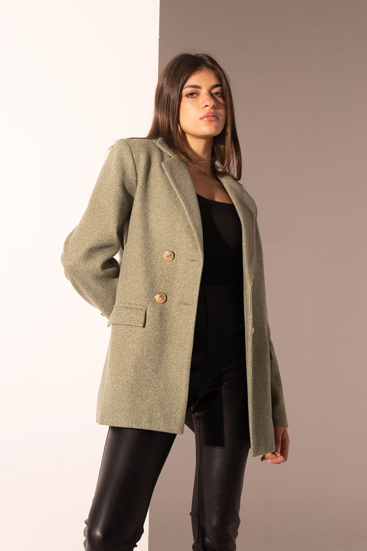 Olive Winter Formal Blazer