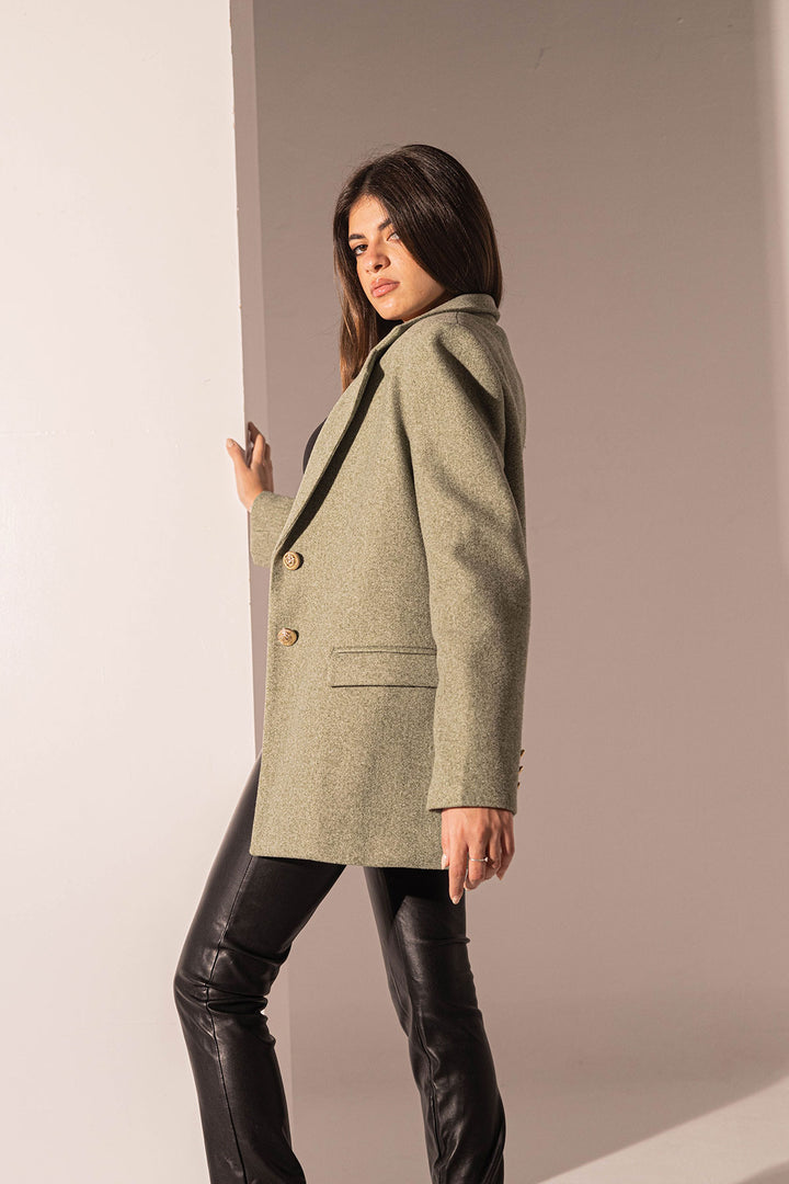 Olive Winter Formal Blazer