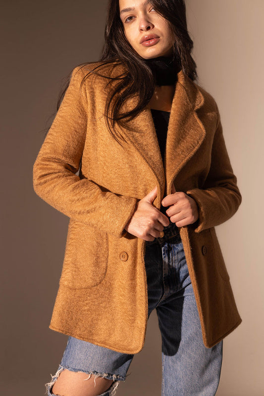 Camel Winter Gough Blazer