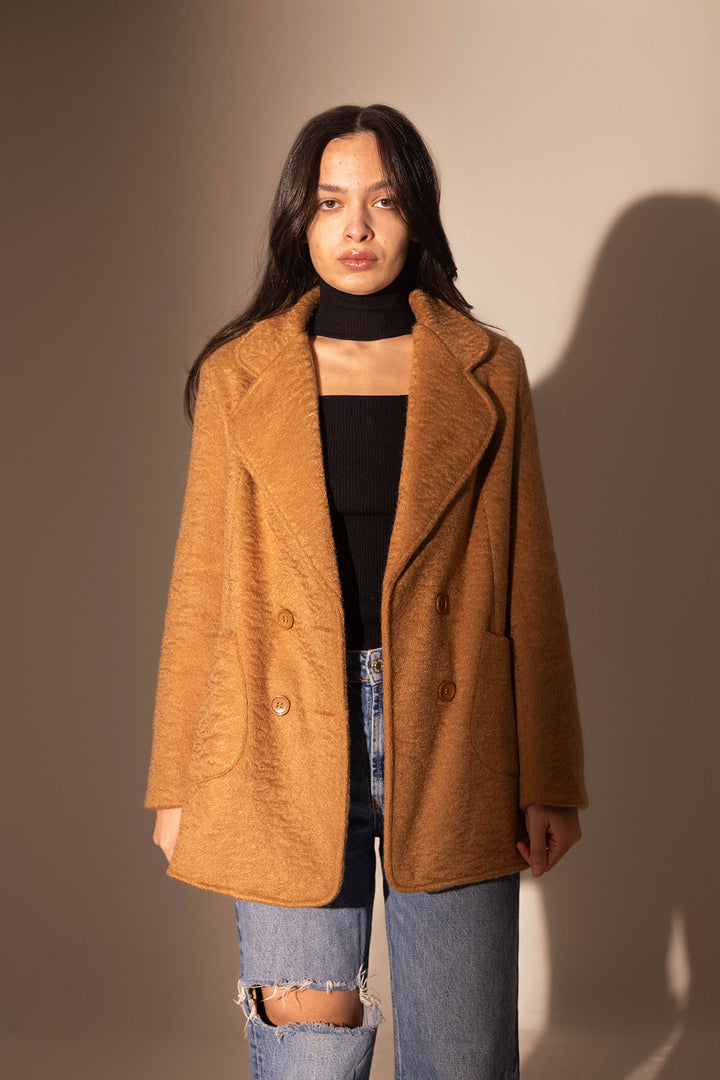 Camel Winter Gough Blazer
