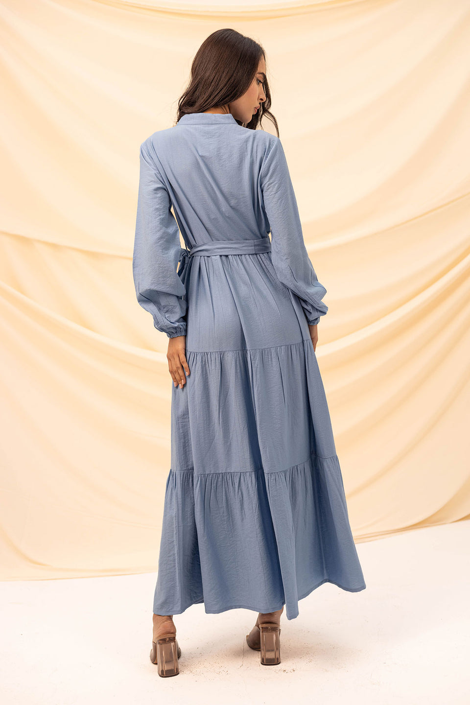 Blue Comfort Linen Dress