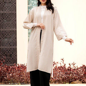 Silver Striped Cardigan