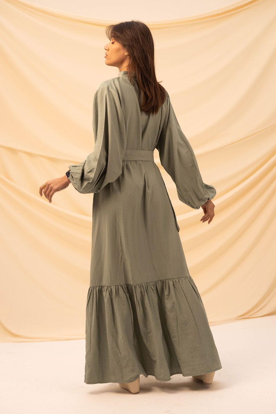 Bestag Linen Dress With Belt