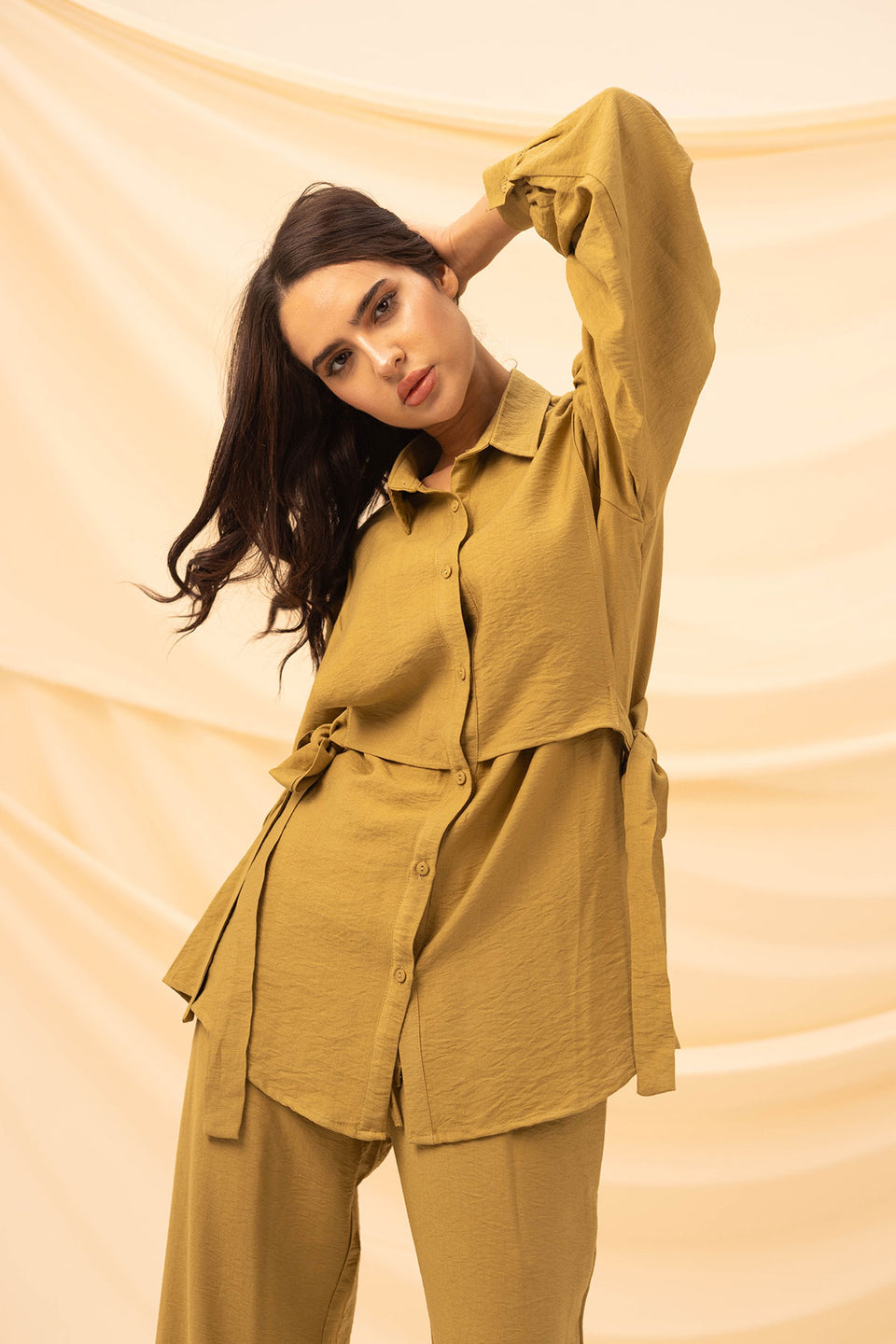 Olive Comfort Linen Set