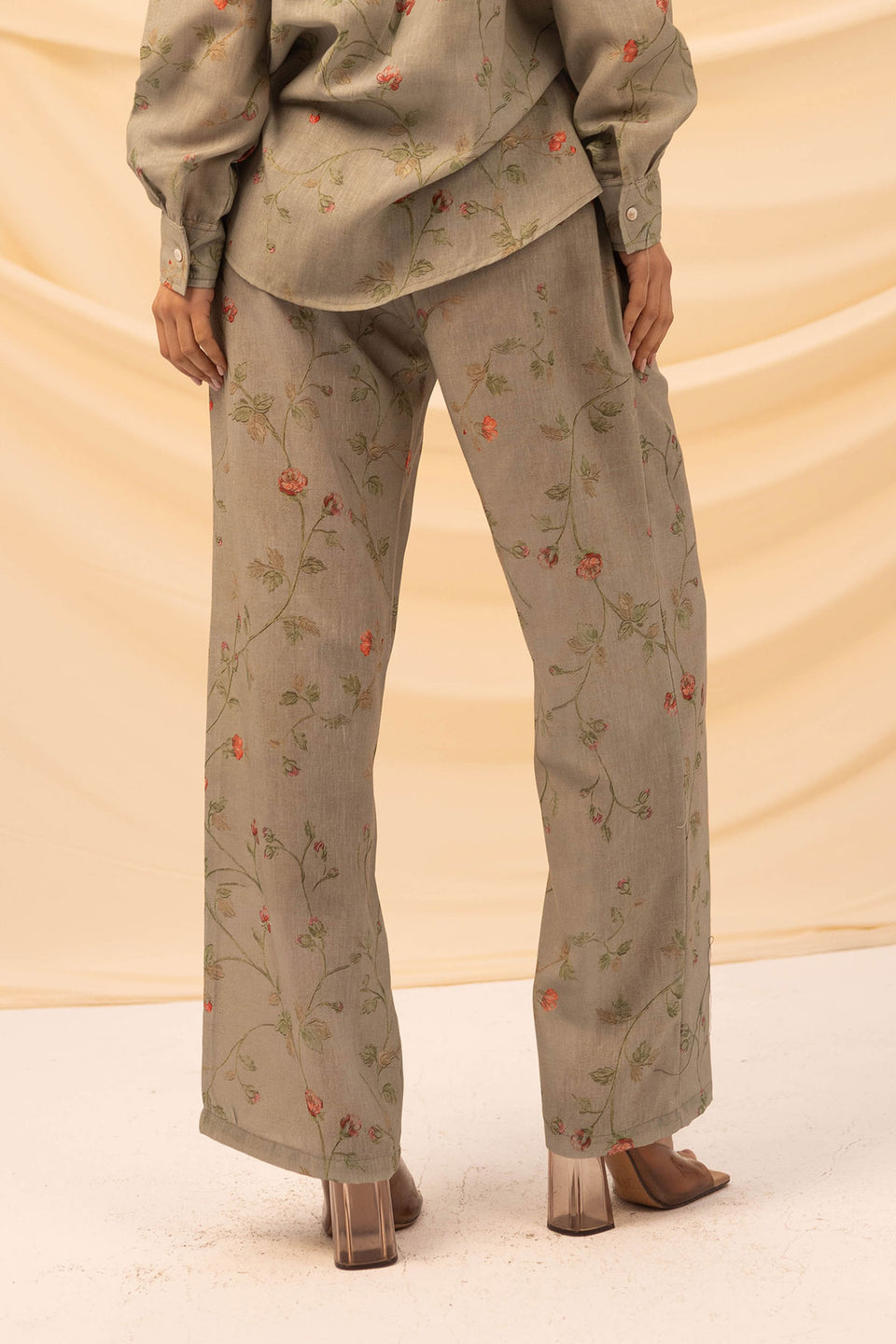 Bestag Patterned Linen Pants