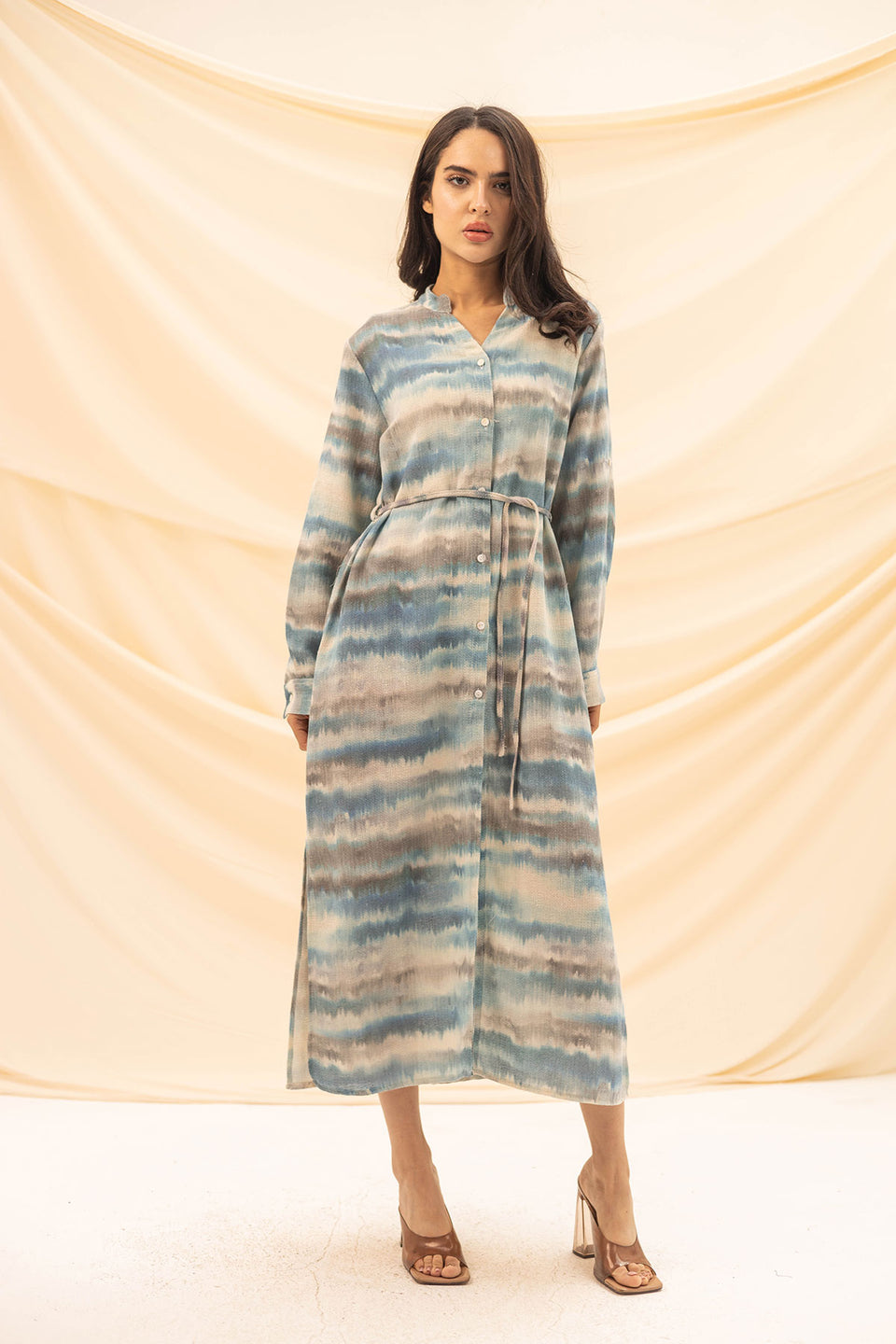Blue Summer Knitted Dress