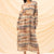 Brown Summer Knitted Dress