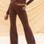 Brown Knitted Pants