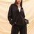 Black Striped Comfort Formal Shirt