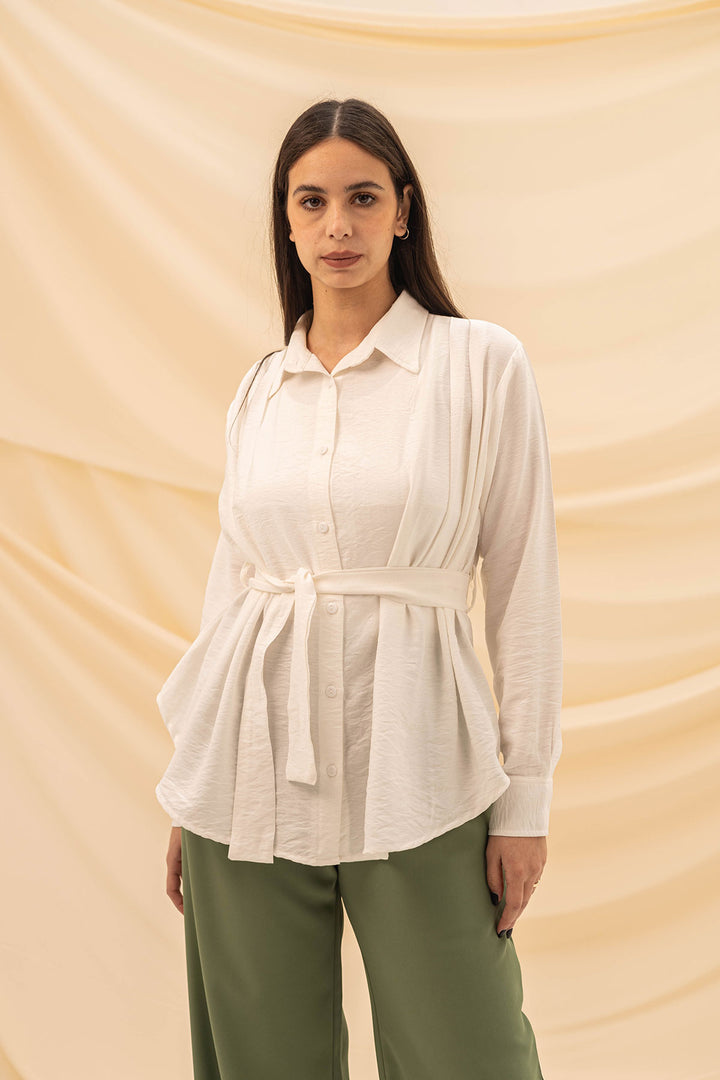 White Tied Shirt