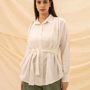 White Tied Shirt