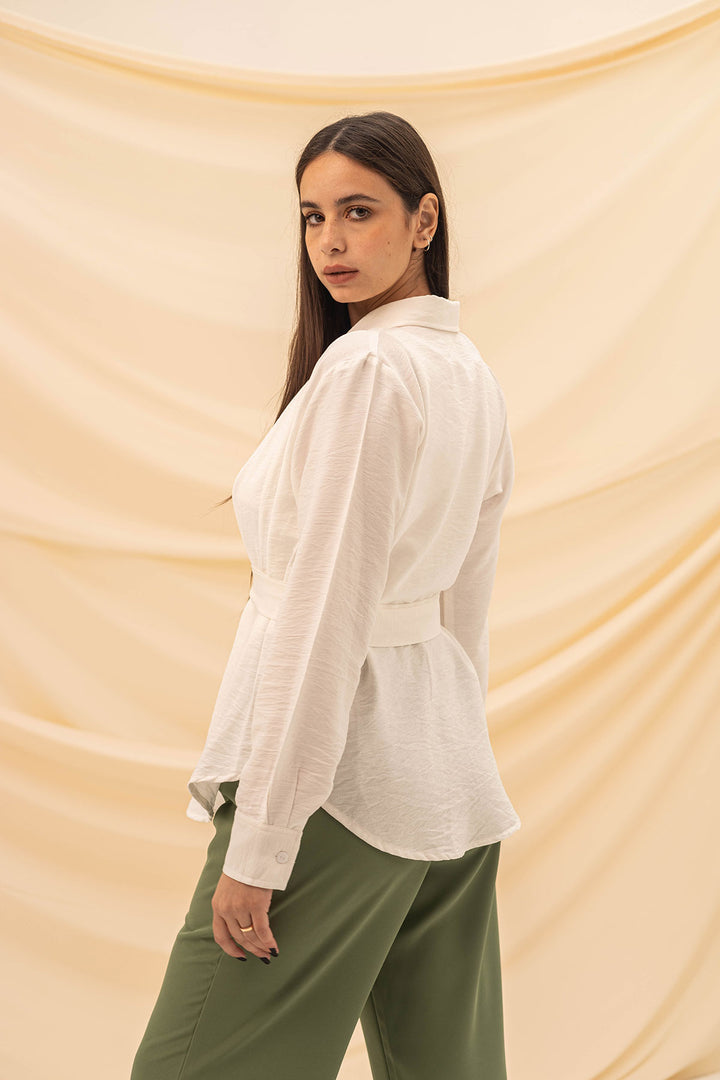 White Tied Shirt