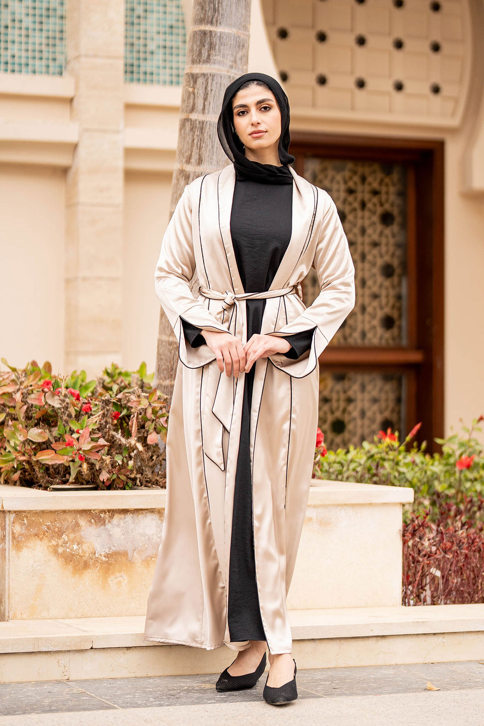 Beige Chic Abaya