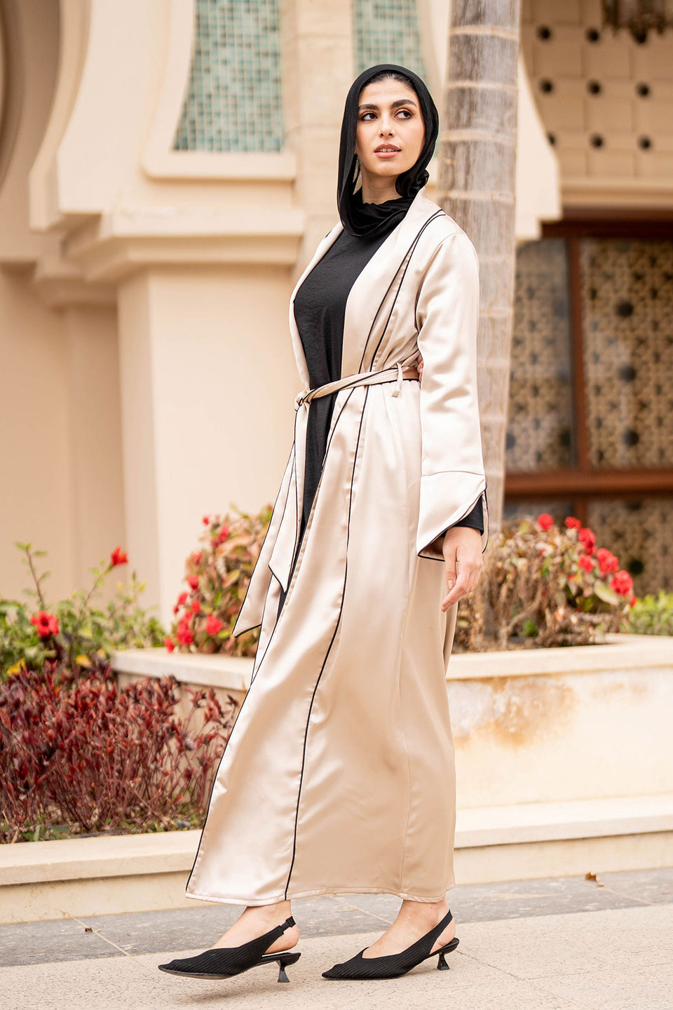 Beige Chic Abaya