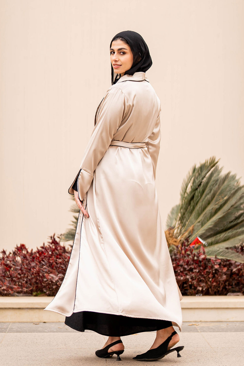 Beige Chic Abaya