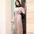 Grey Flare Sleeves Tied Dress