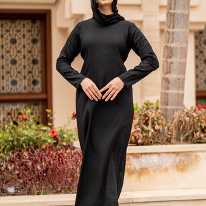 Black Loose Basic With Belt