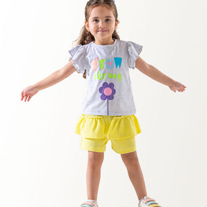 Yellow kids sets 6-16 Months For Girls