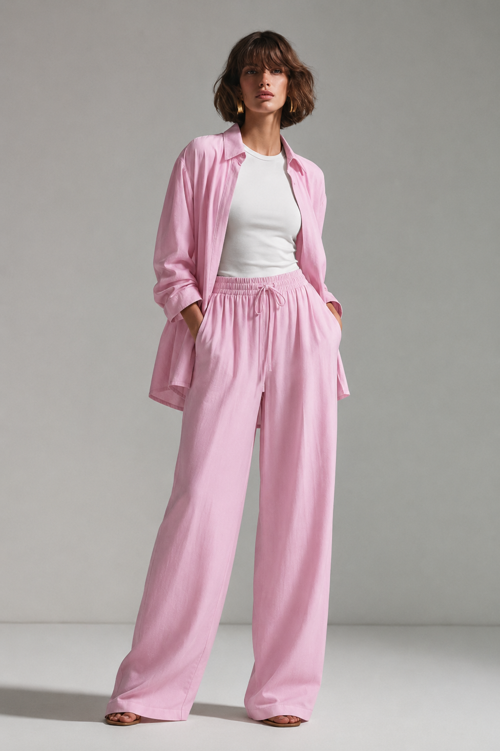 Rose Soft Linen Shirt