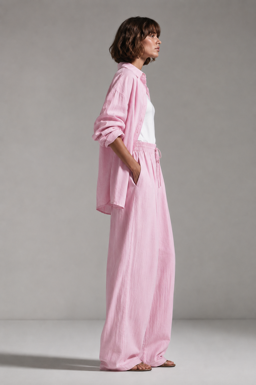 Rose Soft Linen Shirt