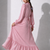 Pink Ruffle Maxi Dress