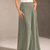 Olive Tailored Maxi Skirt