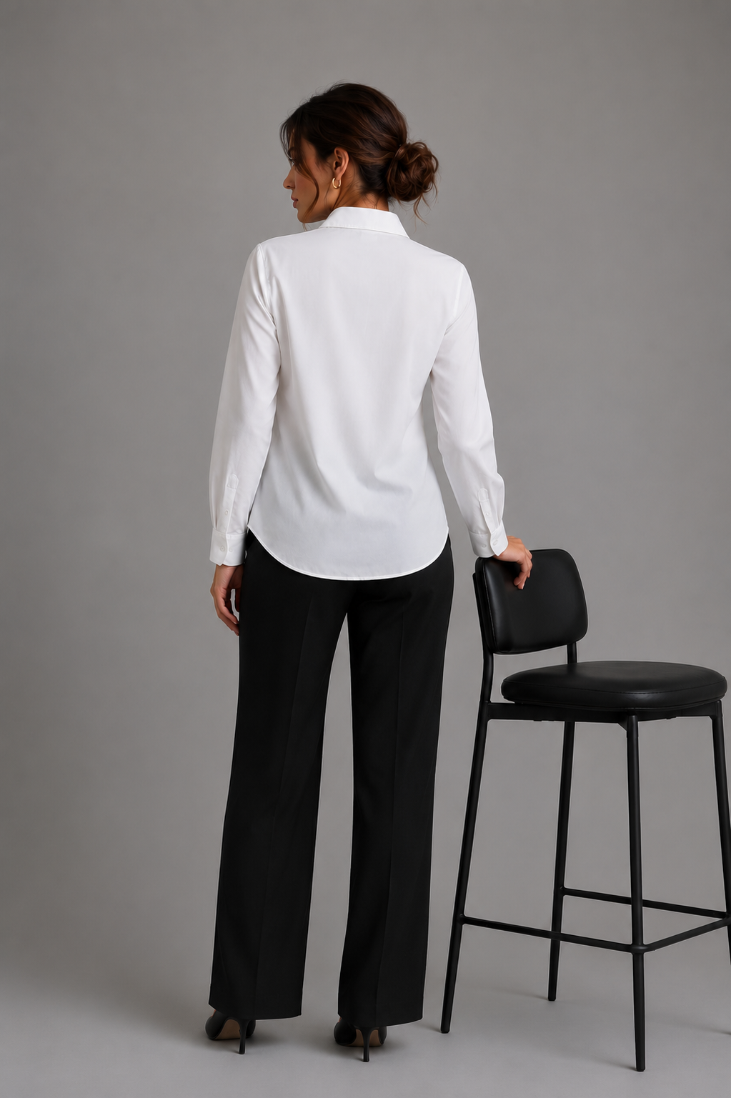 Elegant Slim-Fit White Shirt