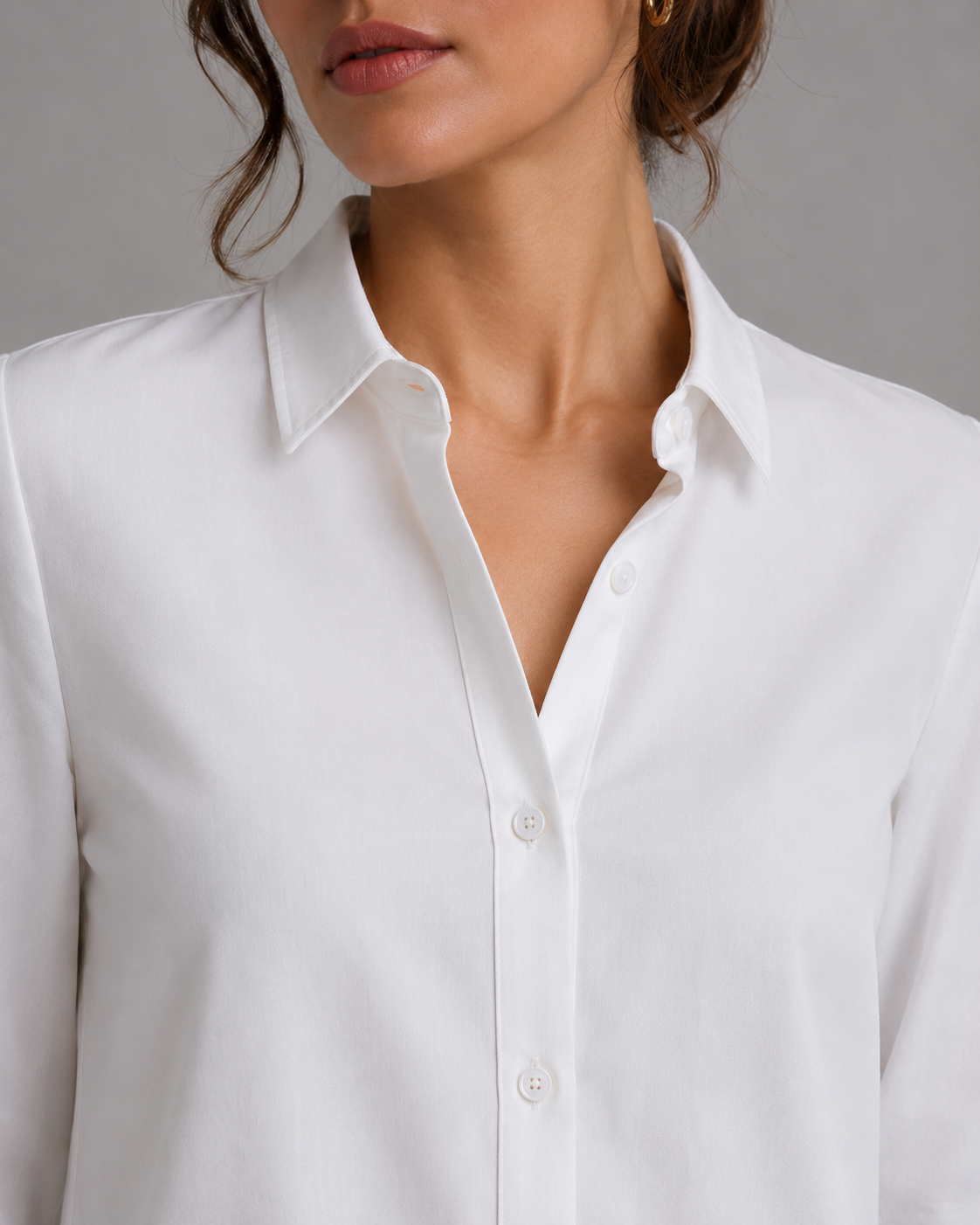 Elegant Slim-Fit White Shirt