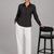 Elegant Slim-Fit Black Shirt