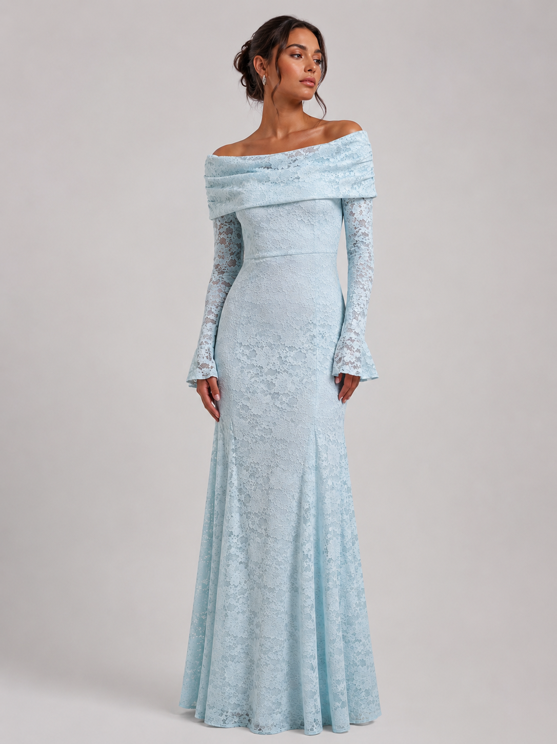 Ivory Lace Mermaid Bestag Dress