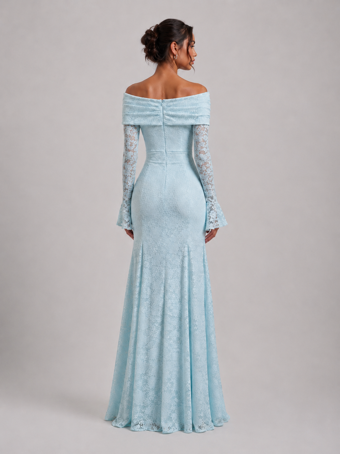 Ivory Lace Mermaid Bestag Dress