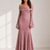 Ivory Lace Mermaid Rose Gold Dress