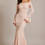 Ivory Lace Mermaid Light Rose Dress