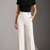 Off White Tailored Wide-Leg Pants