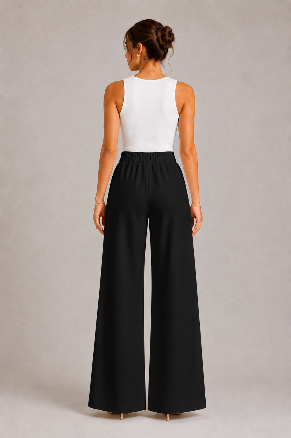 Black TR Wide-Leg Pants