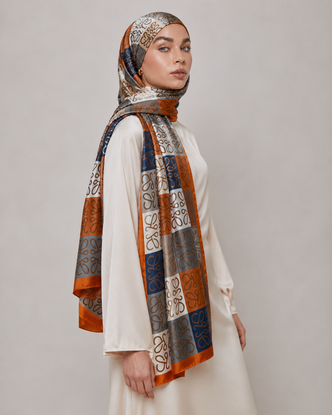 Heritage Mosaic Silk Scarf
