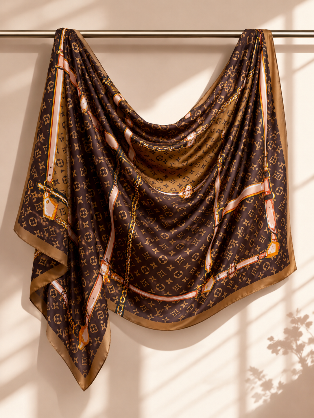Heritage Chain Silk Scarf