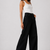 Black Double Wide Leg Jeans