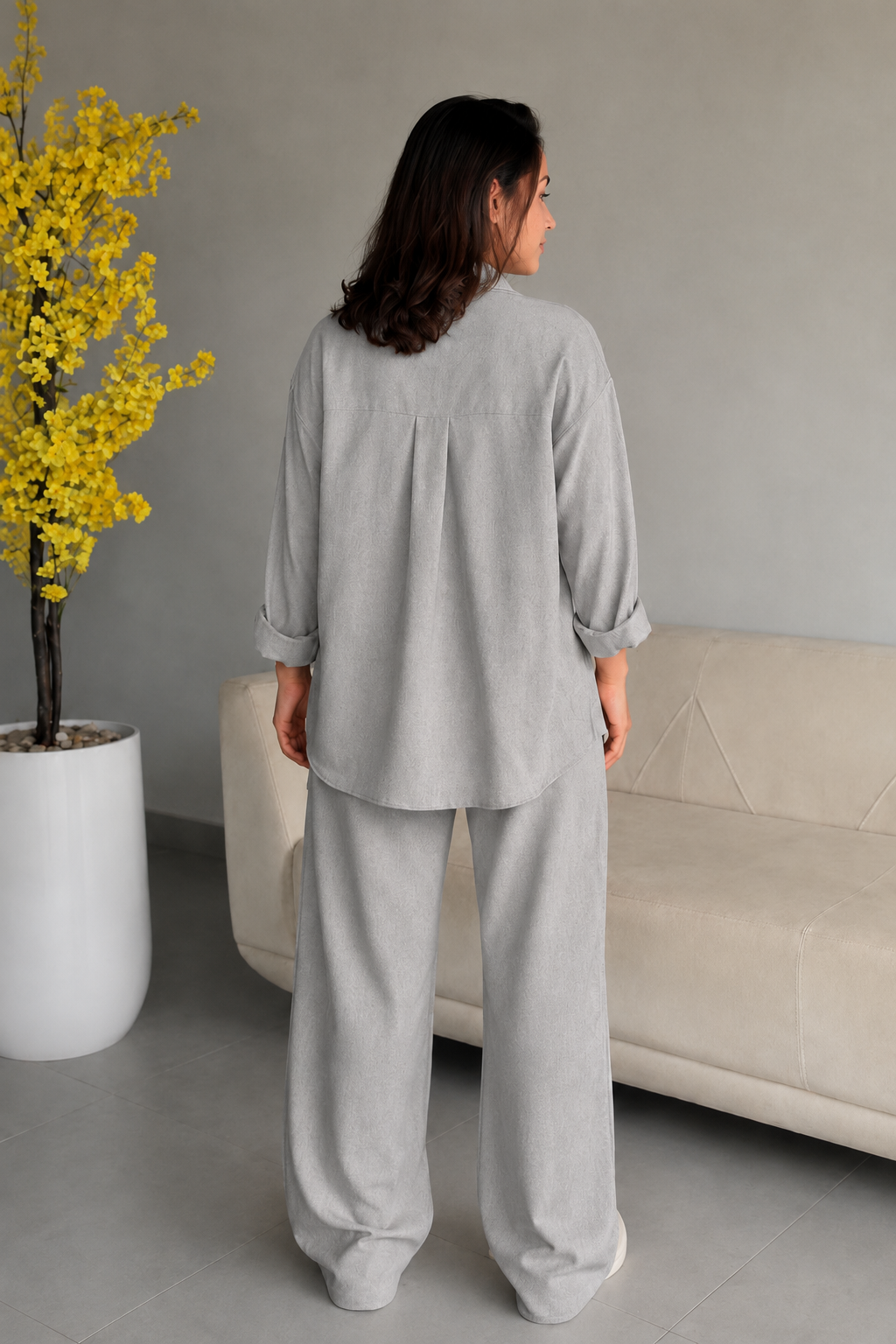 Gray Comfort Linen Set