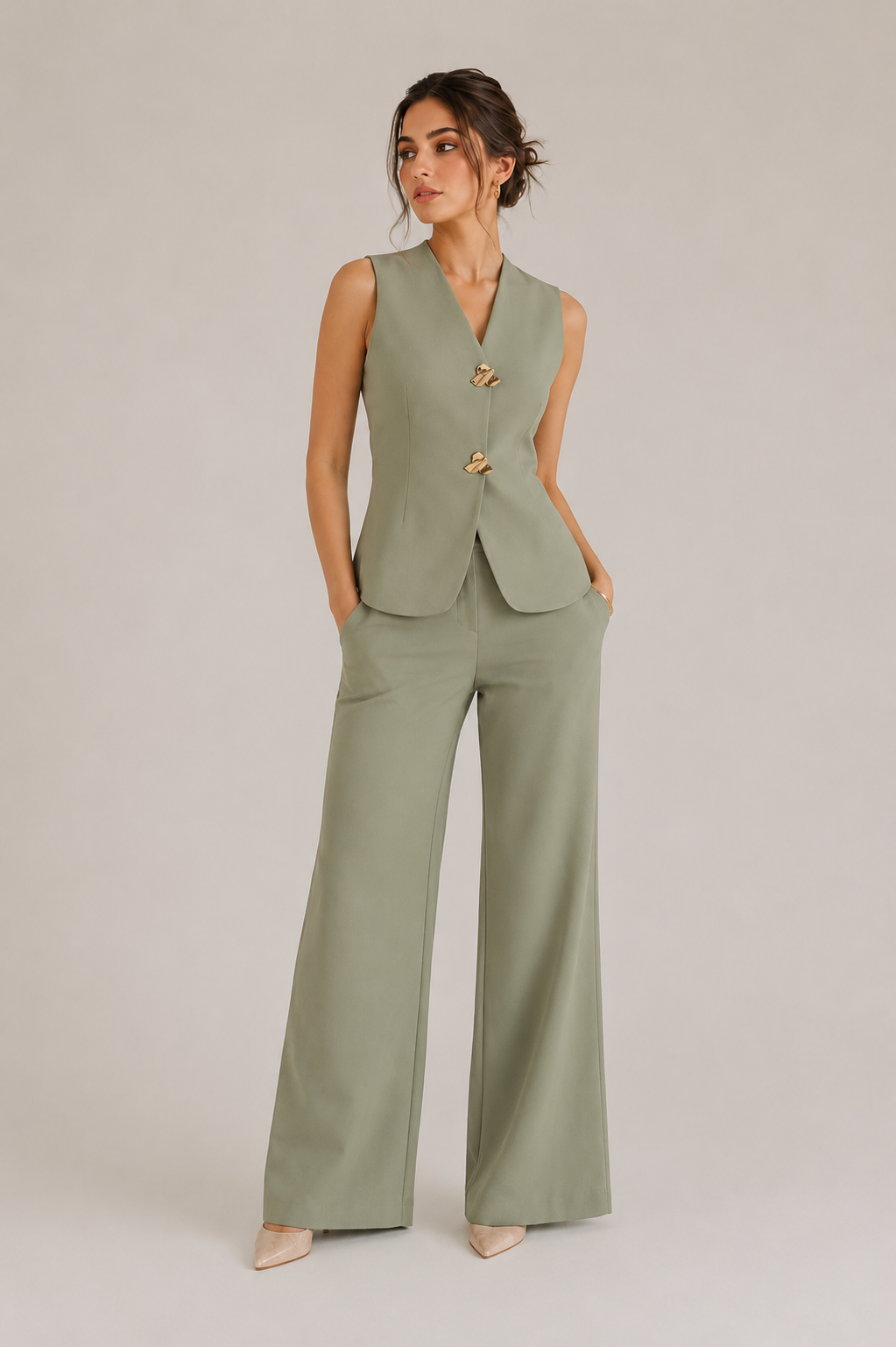 Signature Sage Vest