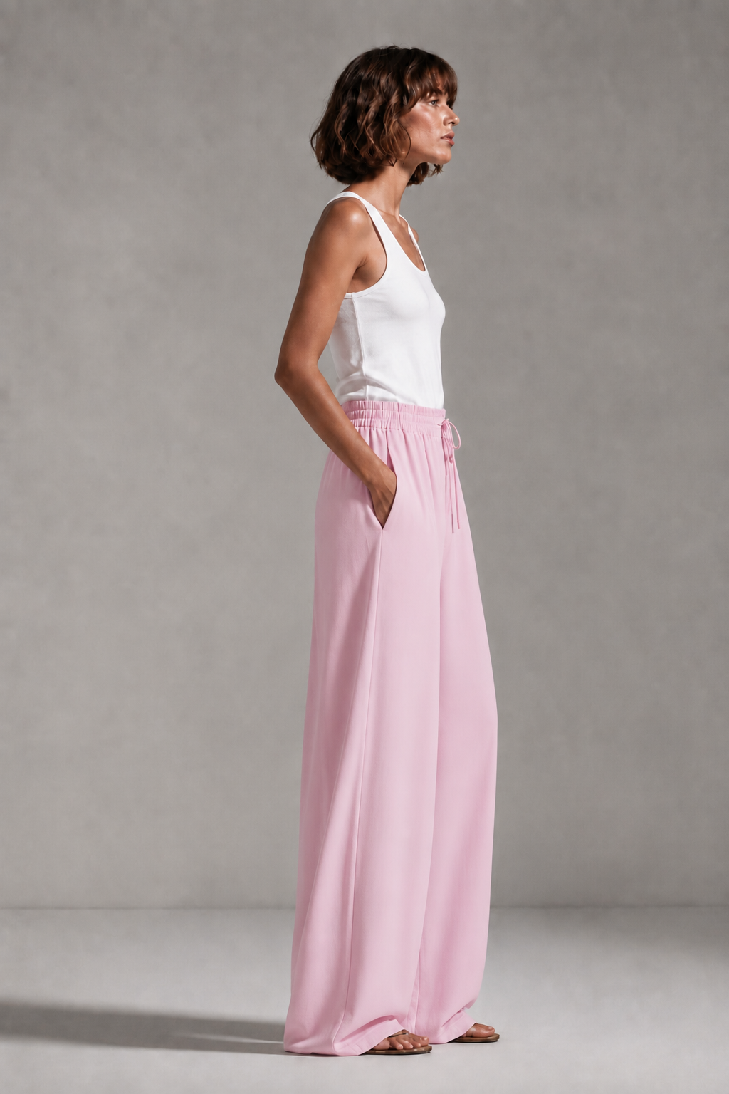 Rose Soft Linen Pants